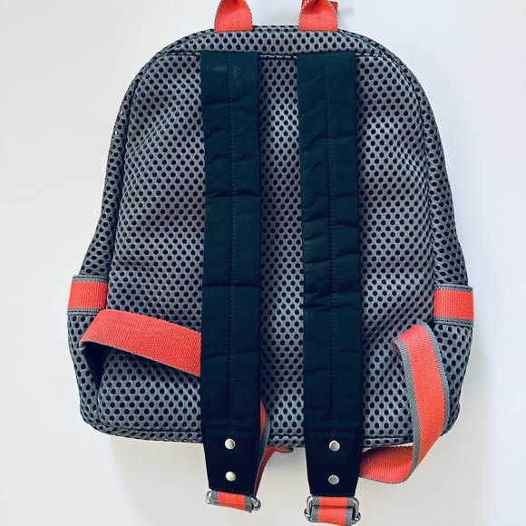 FOSSIL Laptop Back Pack Bag in Black Gray and Orange - Picture 3 of 4